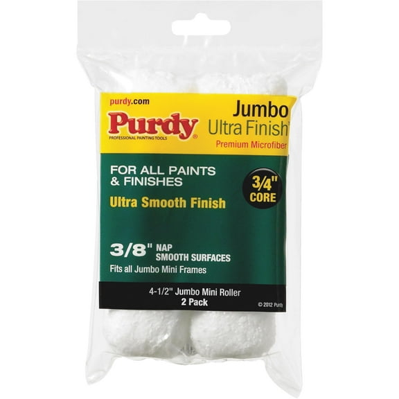 Purdy Altitude 4-1/2 In. x 3/8 In. Jumbo Mini Microfiber Roller Cover (2-Pack)