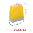 thumbnail image 2 of Uxcell Notice Stamp Self Inking, Office Stamps Message Stamp Business Stamp Style 1 ["Delivered"], 2 of 6