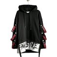 thumbnail image 1 of Sudadera con capucha de hip hop para hombre, estilo japonés Harajuku, ropa urbana tecnológica, 1 of 5