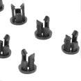 thumbnail image 3 of Lot de 200 supports de diode électroluminescente 3 mm, support de lampe LED en nylon 66, noir, clip de montage LED, 3 of 4