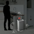 thumbnail image 7 of iTouchless SoftStep 13.2 Gal Kitchen Trash Can with Odor Filter, Dent-Proof Gray Plastic, 7 of 7