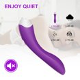thumbnail image 3 of Rollback 2 in 1 C-Spot Tongue Licking & G-Spot Vibrator, Vaginal Nipple Stimulator,Adult Sex Toy for Couples or Women Masturbator (Rose Purple), 3 of 10