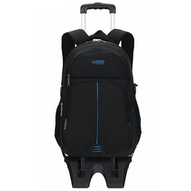Rolling Backpack Waterproof Carry-on Fashion Wheeled Backpack Rolling Bookbag