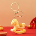 thumbnail image 7 of 2026 Year of The Horse Keychain, Chinese New Year Horse Pendant, Plastic Chinese Zodiac Horse Hanging Ornament, 2026 Cute New Years Gift, 7 of 7