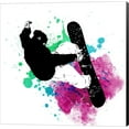 thumbnail image 1 of Snowboarder Watercolor Splash Part III by Sports Mania, Canvas Wall Art, 1 of 1