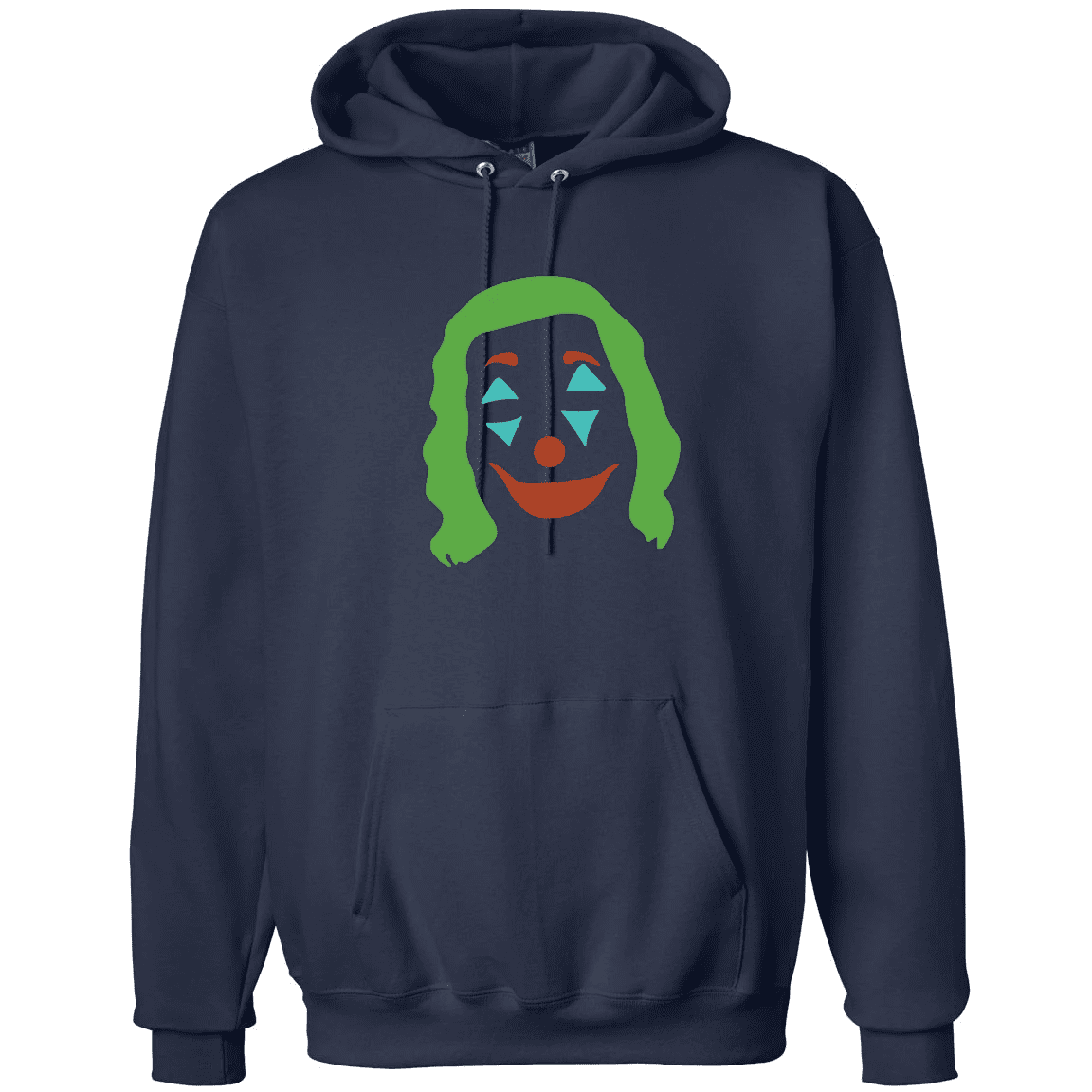 Kelly Green//White Strings, Small Star Trooper Pirate and Crossbones Adult Two Tone Hoodie Sweatshirt