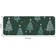 thumbnail image 7 of Dark Green Christmas Tree Pattern Kitchen Rug Mat,Kitchen Runner Rugs Non Skid Washable,Decorative Kitchen Floor Mats for Kitchen,Sink,Laundry,17"x47.2", 7 of 7