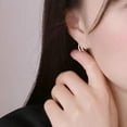 thumbnail image 4 of Claw Earrings for Women Zircon Stud Ear Cuffs Earrings Half Hoop Stud Earrings Four Claw Cuff Earrings for, 4 of 7