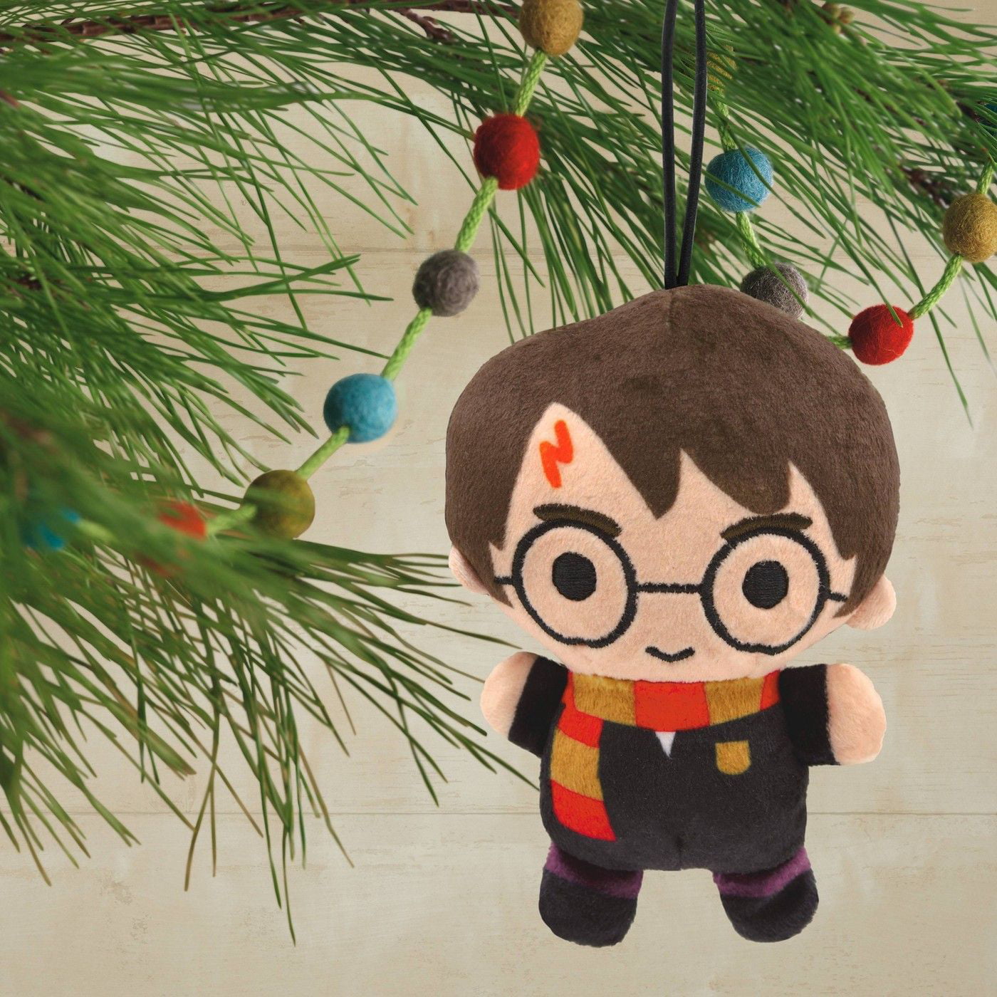 Hallmark, Holiday, Hallmark Wizarding World Harry Potter Small Stars  Plush Ornament Hanging Holiday