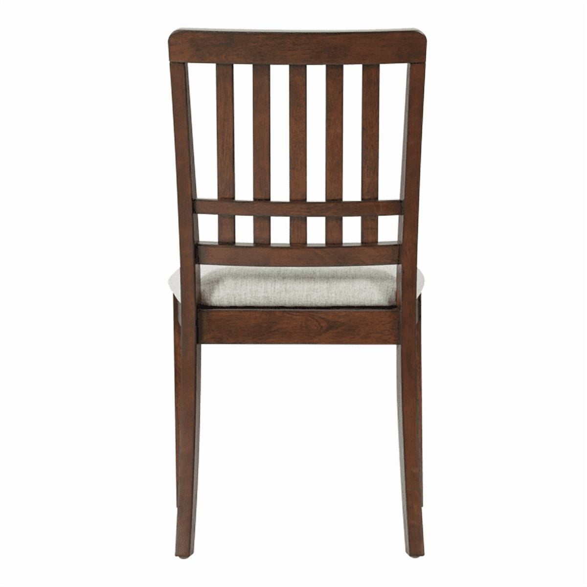 Modern Scandinavian Dining Chairs, Curved Wood Backrest with Gray Fabric Seat, Finish for Dining Room and Apartment