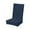 Navy, variant on Kugisaki Chair Slipcover Solid Color, Thick Fleece Stretch High Back Seat Cover, Non Slip Washable Furniture Protector for Home, Kitchen, Banquet