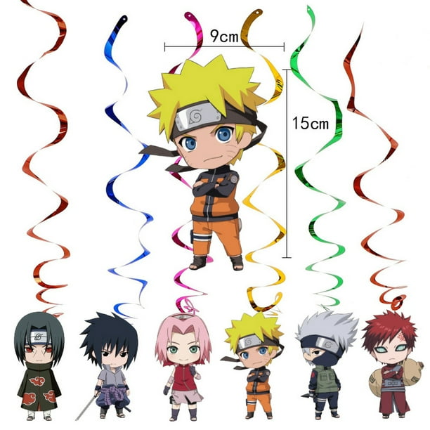 Naruto Thème Enfants Fête d'anniversaire Fournitures Décoration