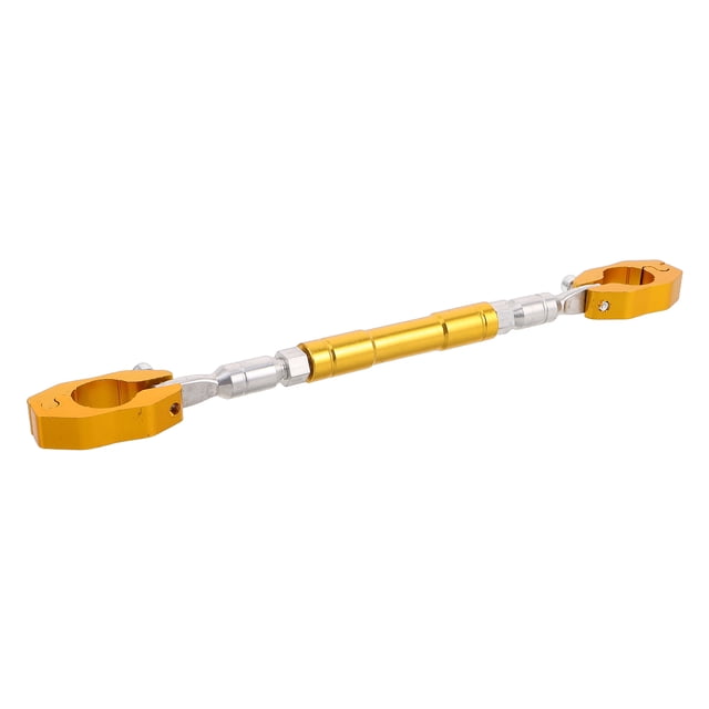 RUNROTOO Barra De Manillar De Motocicleta En Aluminio Ajustable Con Universal Dorado