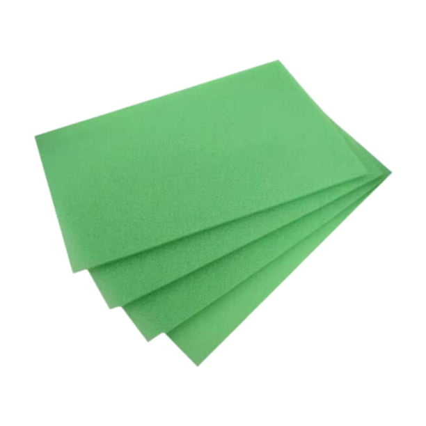 4 almohadillas de esponja para estantes de refrigerador, tapetes de esponja para conservación de frutas y verduras, revestimiento para cajones que