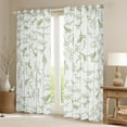 thumbnail image 2 of Manfei Safari Animal Dinosaur Blackout Curtains Set of 2 (52x84 Each),Cartoon Dino Window Curtains,Green White Curtains and Drapes For Teens,Luxury Bedroom Decor, 2 of 6