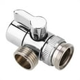 thumbnail image 2 of WALFRONT Bathroom Kitchen Basin Sink Faucet Splitter Diverter Valve To Hose Adapter M24, Faucet Diverter Valve, Sink Faucet Diverter, 2 of 6