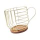 thumbnail image 1 of Soporte para cápsulas de café Contenedor para cápsulas de café Organizador de tazas Cápsula de café de alambre oro sin letras, 1 of 9