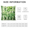 thumbnail image 5 of YINGXI St Patricks Day Throw Pillow Covers Polka Dot Striped Pillow Covers Shamrock Clover Grey Plaid Pillow Case for Living Room Couch Sofa Car 22x22in, 5 of 5