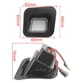 thumbnail image 2 of Yassdwbn 2Pcs LED License Plate Light 55078095AE For Dodge RAM 1500 2500 3500 2003-2018, 2 of 5