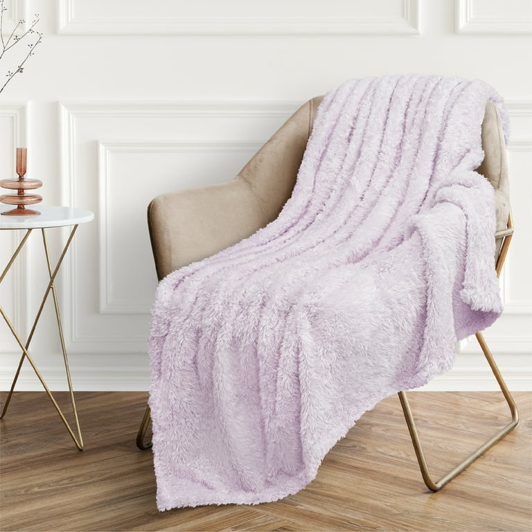 Lavender 2025 fluffy blanket
