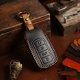 thumbnail image 2 of Handwork Leather Remote Car Key Fob Case Cover For Chery Omoda 5 Black, 2 of 6