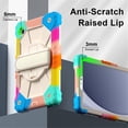 thumbnail image 4 of Funda Resistente a Golpes para Samsung Galaxy Tab A9+, Silicona Anti-caída + Funda Protectora de Capa de PC con Asa Giratoria de 360°, Soporte, Correa para el Hombro, Colorida, para Galaxy Tab A9+, 4 of 8