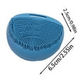 thumbnail image 3 of Double Silicone Cleansing Brush Manual Exfoliating Tool For Deep Pore Cleaning And Makeup Removal Reusable Face And Body Cleanser For All Skin Types, 3 of 5