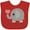 Red, variant on Inktastic Daddy Loves Me Boys or Girls Baby Bib
