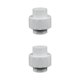 thumbnail image 3 of Scienceny Conector de unión de tubería de PVC para pecera de acuario doméstico, interfaz roscada para riego de jardín, conectores iguales 32 mm 2piezas, 3 of 6