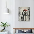thumbnail image 3 of Nawypu  Black And White Wall Art Red Umbrella Under The Couple Poster Decoration Wall Art Paintings Canvas Wall Decor Home Decor Living Room Decor Aesthetic Prints 16x20 inch, 3 of 4