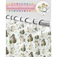 thumbnail image 6 of Easter Shower Curtain Watercolor Bunny Shower Curtains for Bathroom Decor Easter Eggs Bath Curtains Sets for Spring Easter Bathroom Decor Fabric Waterproof Standard 72" X 72", 6 of 6
