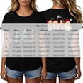 thumbnail image 4 of gbyLJF Women's Double Sided Christmas Shirt Tree Front Santa Back Print Short Sleeve Crewneck Casual Holiday Top, 4 of 4