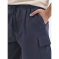 thumbnail image 5 of No Boundaries Men's & Big Men's Twill Cargo Shorts, 7" Inseam, Sizes XS-5XL, 5 of 5