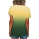 thumbnail image 5 of Tops para hombre, blusas y camisas de cuello redondo y manga corta para hombre, blusas y camisas casuales deportivas con estampado degradado divertido para hombre y mujer, blusas vintage de manga cort, 5 of 8