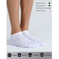 thumbnail image 2 of Running Ankle Socks with Cushion, Low Cut Athletic Tab Socks for Men and Women 6 Pack, 2 of 5