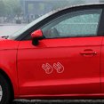 thumbnail image 1 of 2PCS The Shocker Car Vinyl Window Decal Sticker Import Hand Logo Symbol Decal, 1 of 8