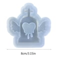 thumbnail image 3 of Milue Silicone Molds Love-heart Wing Tombstone Resin Shaker Filler Quicksand Mould, 3 of 11