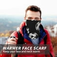 thumbnail image 4 of Soccer Balls Black Winter Neck Gaiter Warmer Face Mask Warm Face Scarf Cover For Cold Weather Outdoor, 4 of 7