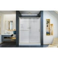 thumbnail image 4 of DreamLine DL-6118R-04FR Shower Door Base and Backwalls 60" W x 34" D Brushed Nickel, 4 of 17