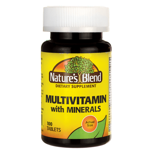 Nature's Blend MultiVitamin Tablets, 100 Count
