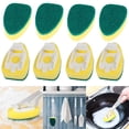 thumbnail image 2 of 8Pcs Dishwand Refill Replacement Heads Sponge Brush Dish Scrubber Pads for Kitchen Sink, 2 of 7