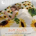thumbnail image 4 of Vintage Sunflower 4 Piece Duvet Cover Set Queen Size Retro Flower Leaf Soft Bedding Set Comforter Cover, 1 Duvet Cover 1 Flat Sheets and 2 Pillowcases, 4 of 9