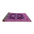 thumbnail image 2 of Ahgly Company Indoor Square Oriental Pink Industrial Area Rugs, 3' Square, 2 of 4