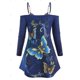 thumbnail image 2 of Tallas de mariposa de talla grande. Rosegal Mangas largas de talla grande, 2 of 5