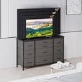 YUSAZENS Dresser for Bedroom with 10 Large Drawers TV Stand for 55'' TV ...