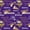 Minnesota Vikings, variant on Fabric Traditions, Chiefs Retro Cotton Fabric, 100% Cotton, By The Yard, Multicolor