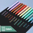 thumbnail image 2 of xianlin-- Retractable Gel Pens, 12 Pack, Assorted Colors, Fast Dry, Gel Pens Fine Point 0.7mm, Retractable Pens, Cute Pens, Gel Ink Pens, Aesthetic Pens for Journaling, Colorful Pens, Fine Tip Pens, 2 of 4
