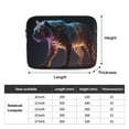 thumbnail image 4 of LNWH Vector Tiger Art Pattern Laptop Sleeve, Notebook Computer Pocket Tablet Briefcase Carrying Bag, 15 inch Laptop Case, 4 of 8