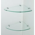 thumbnail image 2 of Aston SEN962EZ-SS-612738-10 72 x 61 x 38.38 in. Bromley GS Frameless Corner Hinged Shower Enclosure with Glass Shelves, Stainless Steel, 2 of 7