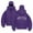 Purple, variant on vigerakr Hoodie Jacket Zip Up Fashion "NEW YORK" Print Double Layer Hoodies Outerwear Jacket Y2K Sweatshirt for Women (Purple, M)